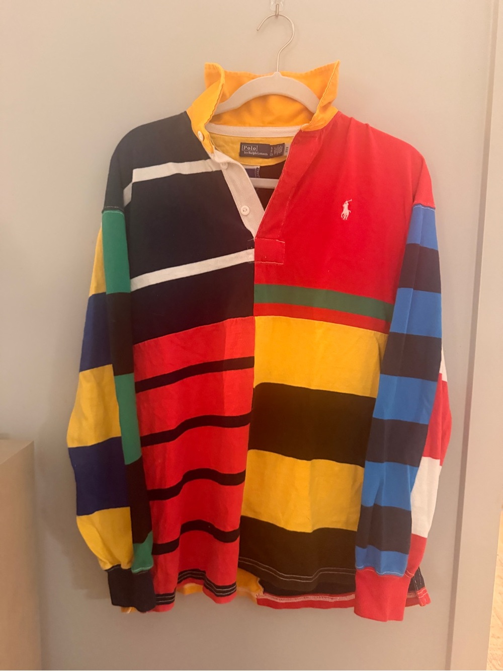 Polo by Ralph Lauren Multicolor Striped Rugby Pullover